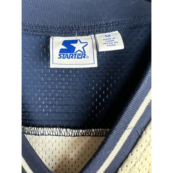 NWT Starter x New York Rangers Crop Top Jersey V-Neck Patch Embroidered Boxy M - Picture 4 of 9